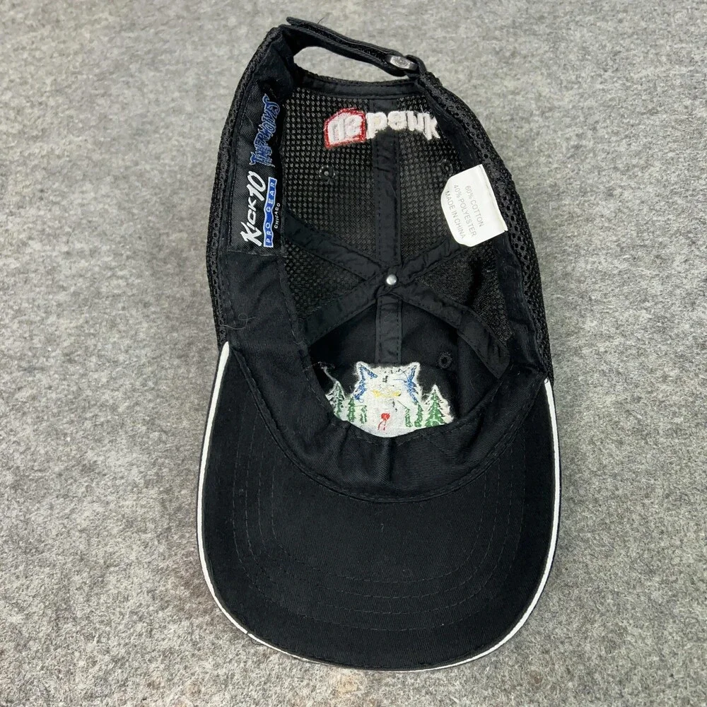 Minnesota Timberwolves Hat Cap‎ Strap Back Black Mesh NBA Basketball Mens Sport